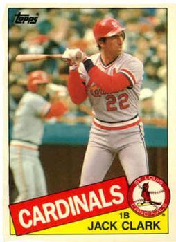 #22T Jack Clark - St. Louis Cardinals - 1985 Topps Traded Baseball