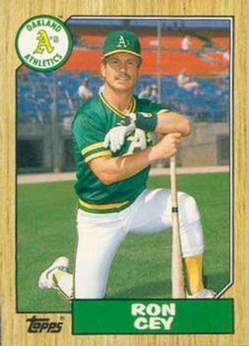 #22T Ron Cey - Oakland Athletics - 1987 Topps Traded Baseball