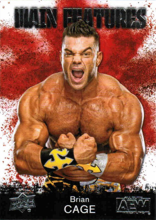 #MF-22 Brian Cage - 2021 Upper Deck AEW - Main Features Wrestling