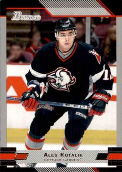 #22 Ales Kotalik - Buffalo Sabres - 2003-04 Bowman Draft Picks and Prospects Hockey
