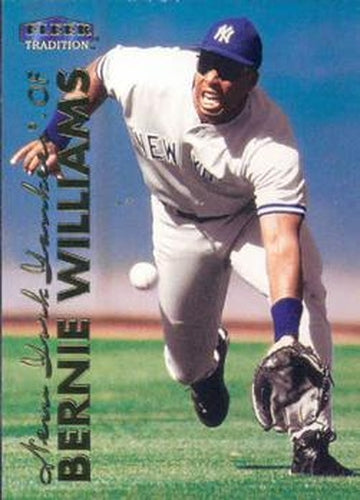 #22 Bernie Williams - New York Yankees - 1999 Fleer Tradition Baseball