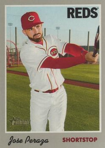 #22 Jose Peraza - Cincinnati Reds - 2019 Topps Heritage Baseball