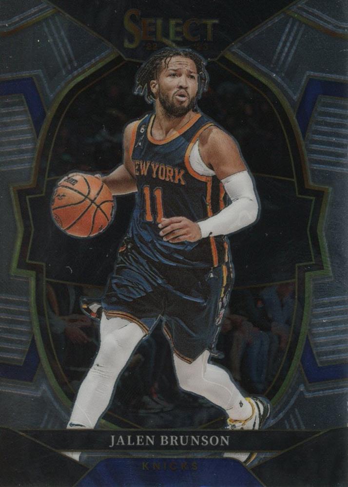 #22 Jalen Brunson - New York Knicks - 2022-23 Panini Select Basketball