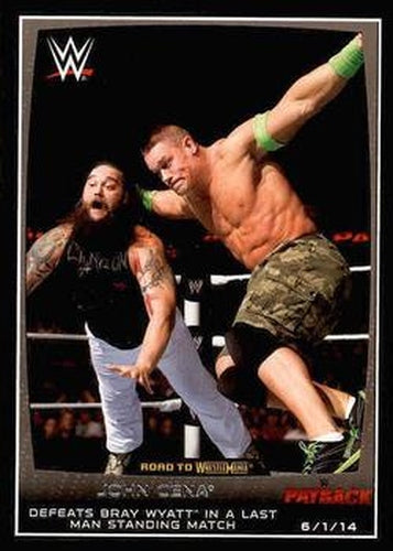 #22 John Cena - 2015 Topps WWE Road to Wrestlemania Wrestling