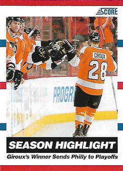 #22 Claude Giroux - Philadelphia Flyers - 2010-11 Score Hockey