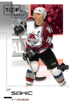 #22 Joe Sakic - Colorado Avalanche - 2002-03 Upper Deck Top Shelf Hockey