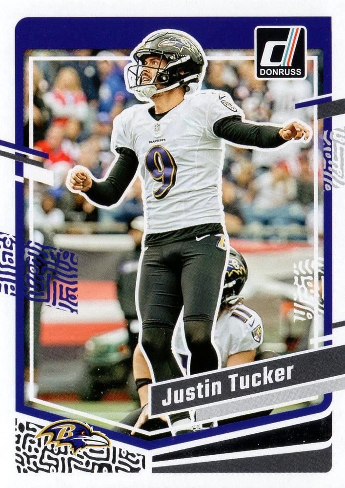 #22 Justin Tucker - Baltimore Ravens - 2023 Donruss Football