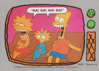 #22 Ha! Ha! Ha! Ha! - 1990 Topps The Simpsons