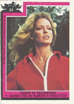 #22 Escape by Skateboard! - 1977 O-Pee-Chee Charlie's Angels