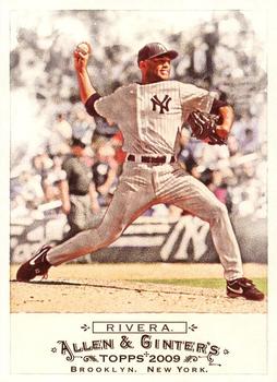 #22 Mariano Rivera - New York Yankees - 2009 Topps Allen & Ginter Baseball