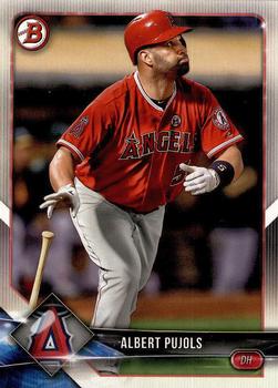 #22 Albert Pujols - Los Angeles Angels - 2018 Bowman Baseball