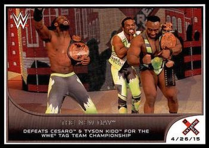 #22 The New Day - 2016 Topps WWE Road to Wrestlemania Wrestling