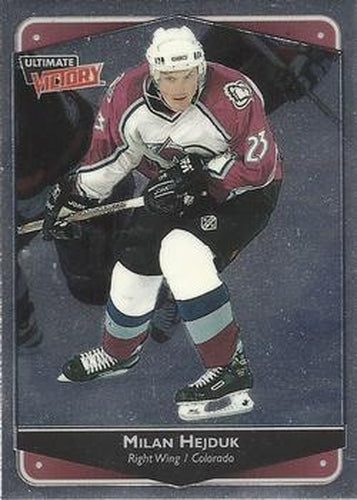 #22 Milan Hejduk - Colorado Avalanche - 1999-00 Upper Deck Ultimate Victory Hockey