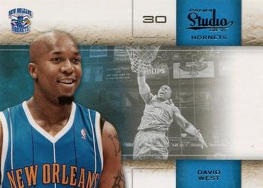 #22 David West - New Orleans Hornets - 2009-10 Panini Studio Basketball