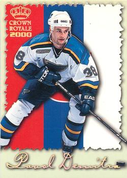 #22 Pavol Demitra - St. Louis Blues - 1999-00 Pacific Crown Royale - International Glory Hockey