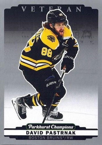 #22 David Pastrnak - Boston Bruins - 2022-23 Parkhurst Champions - Silver Hockey