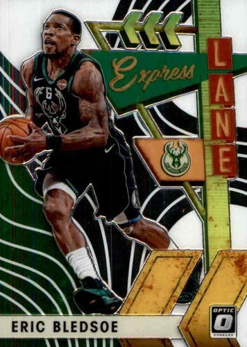 #22 Eric Bledsoe - Milwaukee Bucks - 2019-20 Donruss Optic - Express Lane Basketball