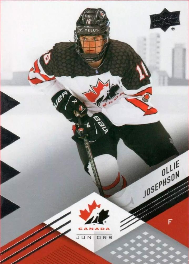 #22 Ollie Josephson - Canada - 2024 Upper Deck Team Canada Juniors Hockey