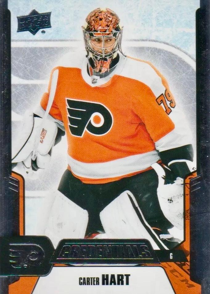 #22 Carter Hart - Philadelphia Flyers - 2019-20 Upper Deck Credentials Hockey