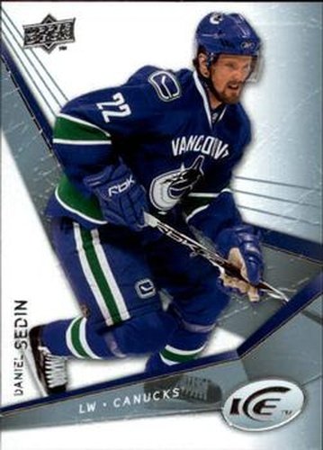 #22 Daniel Sedin - Vancouver Canucks - 2008-09 Upper Deck Ice Hockey