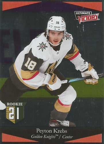 #UV-22 Peyton Krebs - Vegas Golden Knights - 2020-21 Upper Deck - Ultimate Victory Hockey
