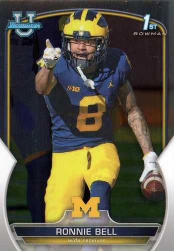 #22 Ronnie Bell - Michigan Wolverines - 2022 Bowman Chrome University Football