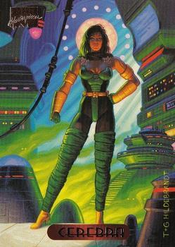#22 Cerebra - 1994 Fleer Marvel Masterpieces Hildebrandt Brothers