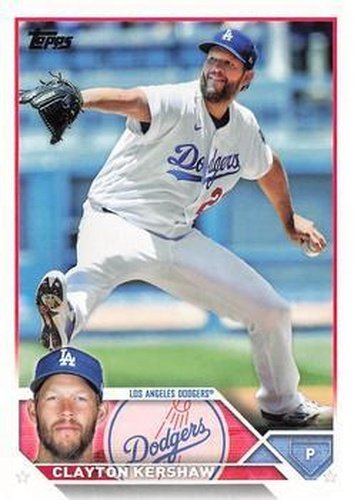 #22 Clayton Kershaw - Los Angeles Dodgers - 2023 Topps Baseball