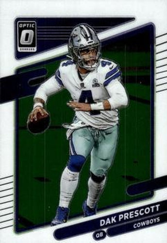 #22 Dak Prescott - Dallas Cowboys - 2021 Donruss Optic Football