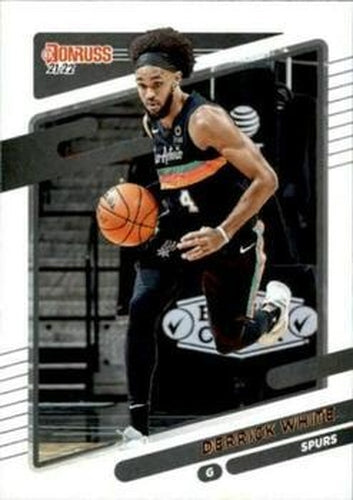 #22 Derrick White - San Antonio Spurs - 2021-22 Donruss Basketball