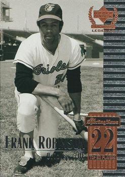 #22 Frank Robinson - Baltimore Orioles - 1999 Upper Deck Century Legends Baseball