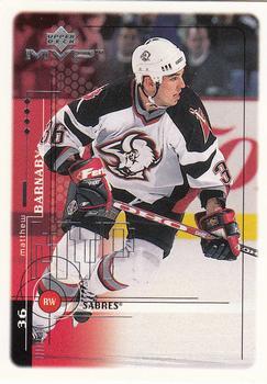 #22 Matthew Barnaby - Buffalo Sabres - 1998-99 Upper Deck MVP Hockey