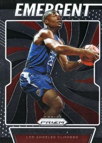 #22 Mfiondu Kabengele - Los Angeles Clippers - 2019-20 Panini Prizm - Emergent Basketball