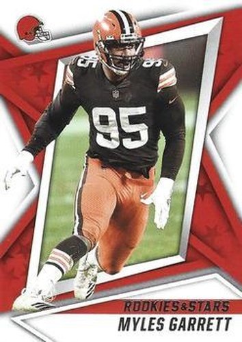 #22 Myles Garrett - Cleveland Browns - 2021 Panini Rookies & Stars Football