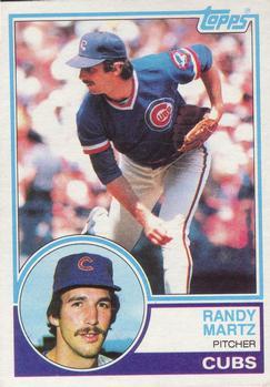 #22 Randy Martz - Chicago Cubs - 1983 Topps Baseball