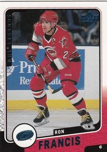 #22 Ron Francis - Carolina Hurricanes - 2000-01 Upper Deck Legends Hockey