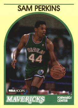 #22 Sam Perkins - Dallas Mavericks - 1989-90 Hoops Superstars Basketball