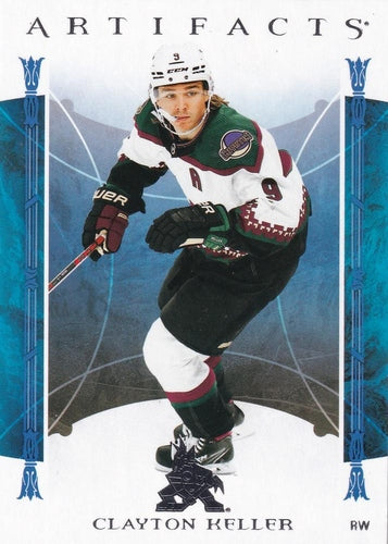 #22 Clayton Keller - Arizona Coyotes - 2022-23 Upper Deck Artifacts Hockey