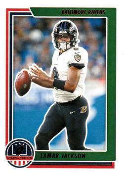 #STS-LJA Lamar Jackson - Baltimore Ravens - 2021 Panini Chronicles - Stars and Stripes Football
