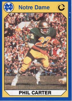 #22 Phil Carter - Notre Dame Fighting Irish - 1990 Collegiate Collection Notre Dame Football