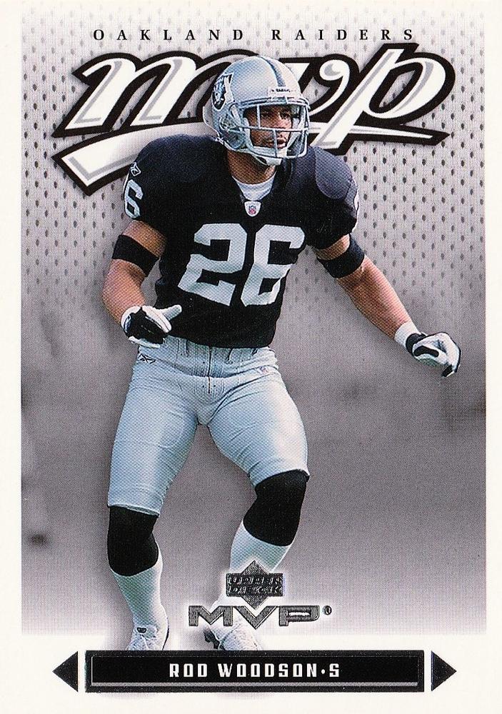 #22 Rod Woodson - Oakland Raiders - 2003 Upper Deck MVP Football