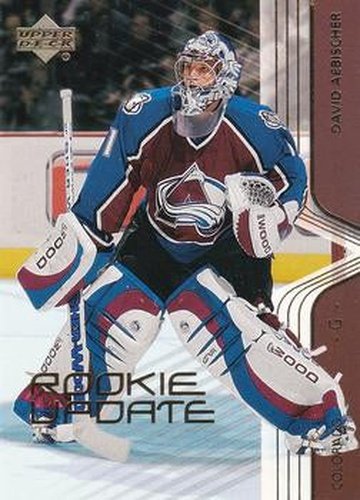 #22 David Aebischer - Colorado Avalanche - 2003-04 Upper Deck Rookie Update Hockey