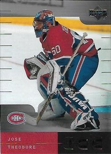 #22 Jose Theodore - Montreal Canadiens - 2000-01 Upper Deck Ice Hockey