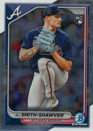 #22 AJ Smith-Shawver - Atlanta Braves - 2024 Bowman Chrome Baseball