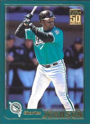 #T22 Charles Johnson - Florida Marlins - 2001 Topps Traded & Rookies Baseball