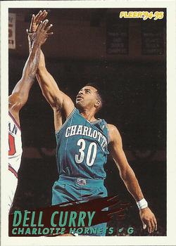 #22 Dell Curry - Charlotte Hornets - 1994-95 Fleer Basketball