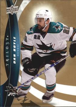 #22 Dan Boyle - San Jose Sharks - 2009-10 Upper Deck Trilogy Hockey