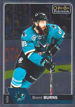 #22 Brent Burns - San Jose Sharks - 2016-17 O-Pee-Chee Platinum Hockey