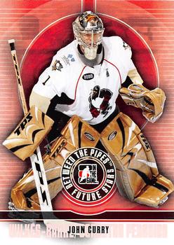 #22 John Curry - Wilkes-Barre/Scranton Penguins - 2008-09 In The Game Between The Pipes Hockey