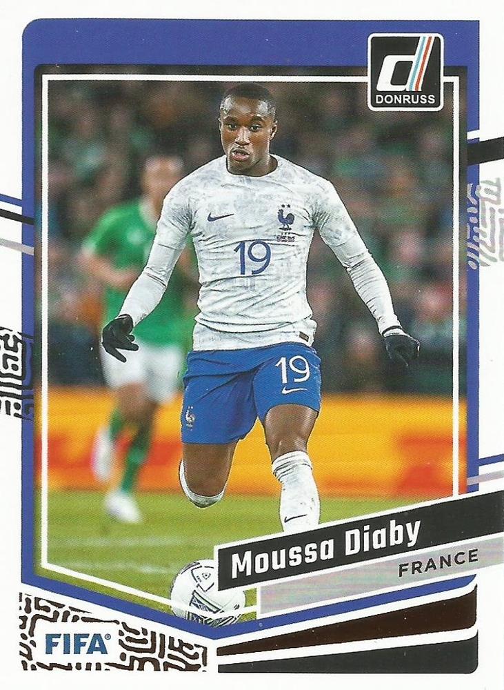 #22 Moussa Diaby - France - 2023-24 Donruss Soccer